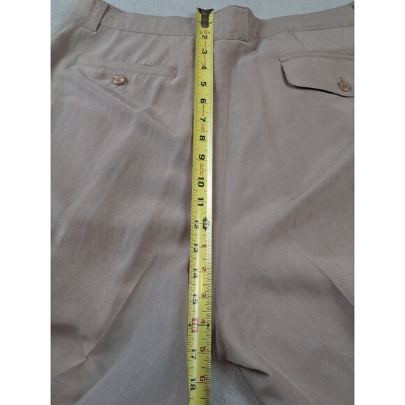 Cumran Men’s Silk Linen Shorts Size 36 Pleated Lightweight Dress Shorts - Picture 9 of 11